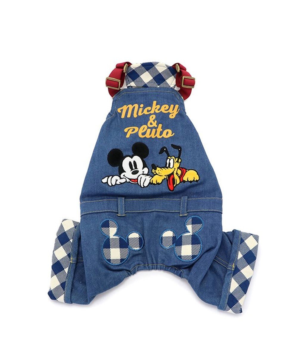 PET PARADISE ディズニー ミッキーマウス＆プルート  お散歩柄オーバーオール   【小型犬】 