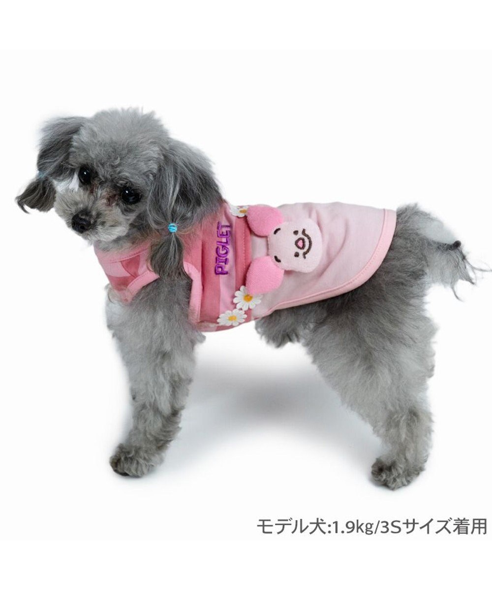 PET PARADISE ディズニー ピグレット タンクトップ 《お花ストラップ》 小型犬 