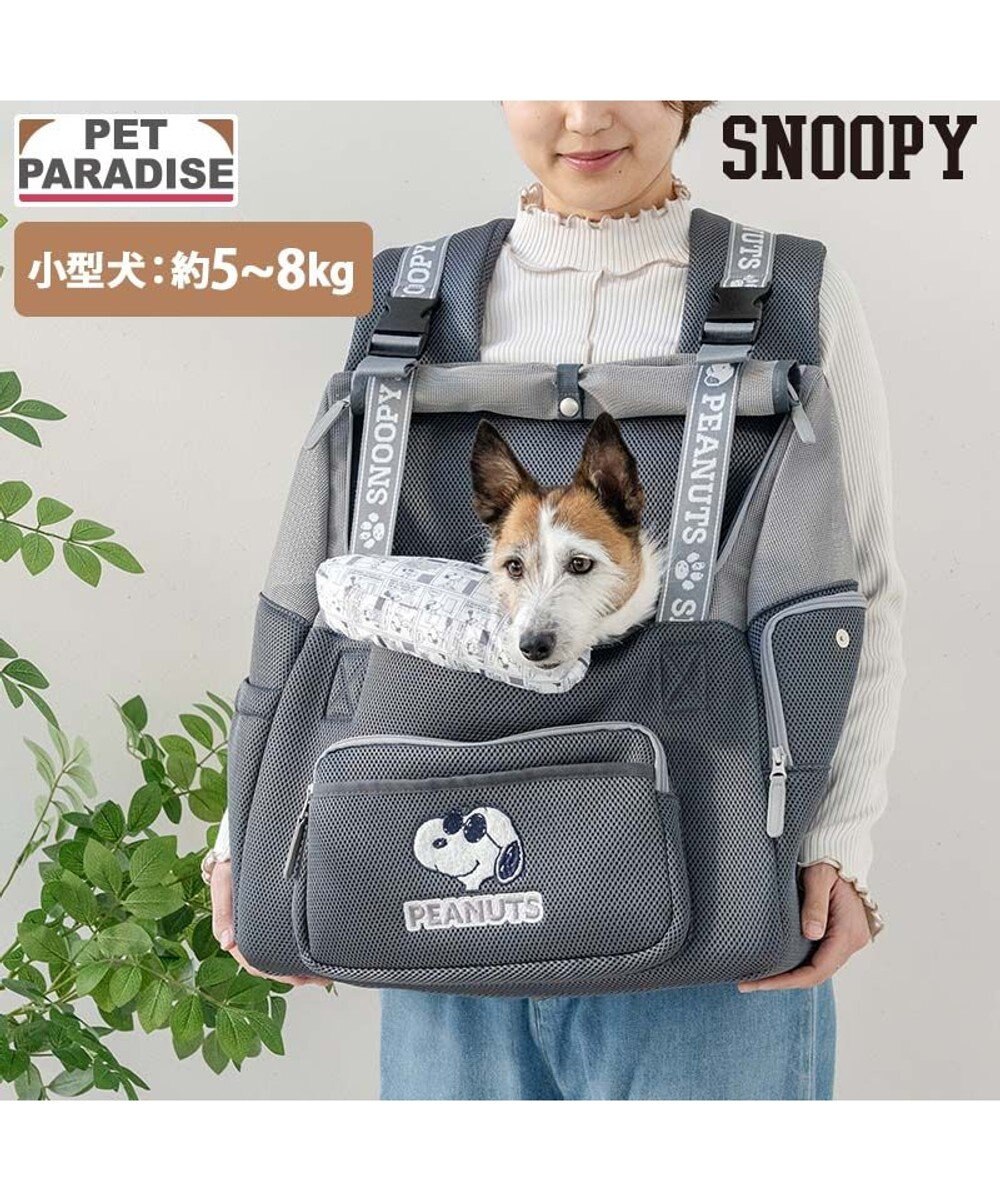 PET PARADISE スヌーピー ジョークール 優しい 抱っこハグリュック キャリー Ｌ 小型犬 