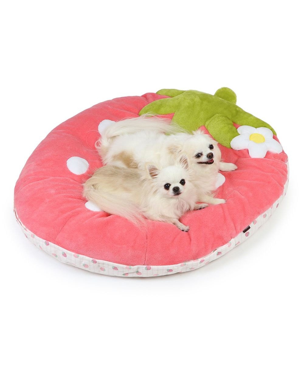 PET PARADISE ネット店限定 ペットパラダイス 苺 クッション 《パステルピンク》 L 小型犬 