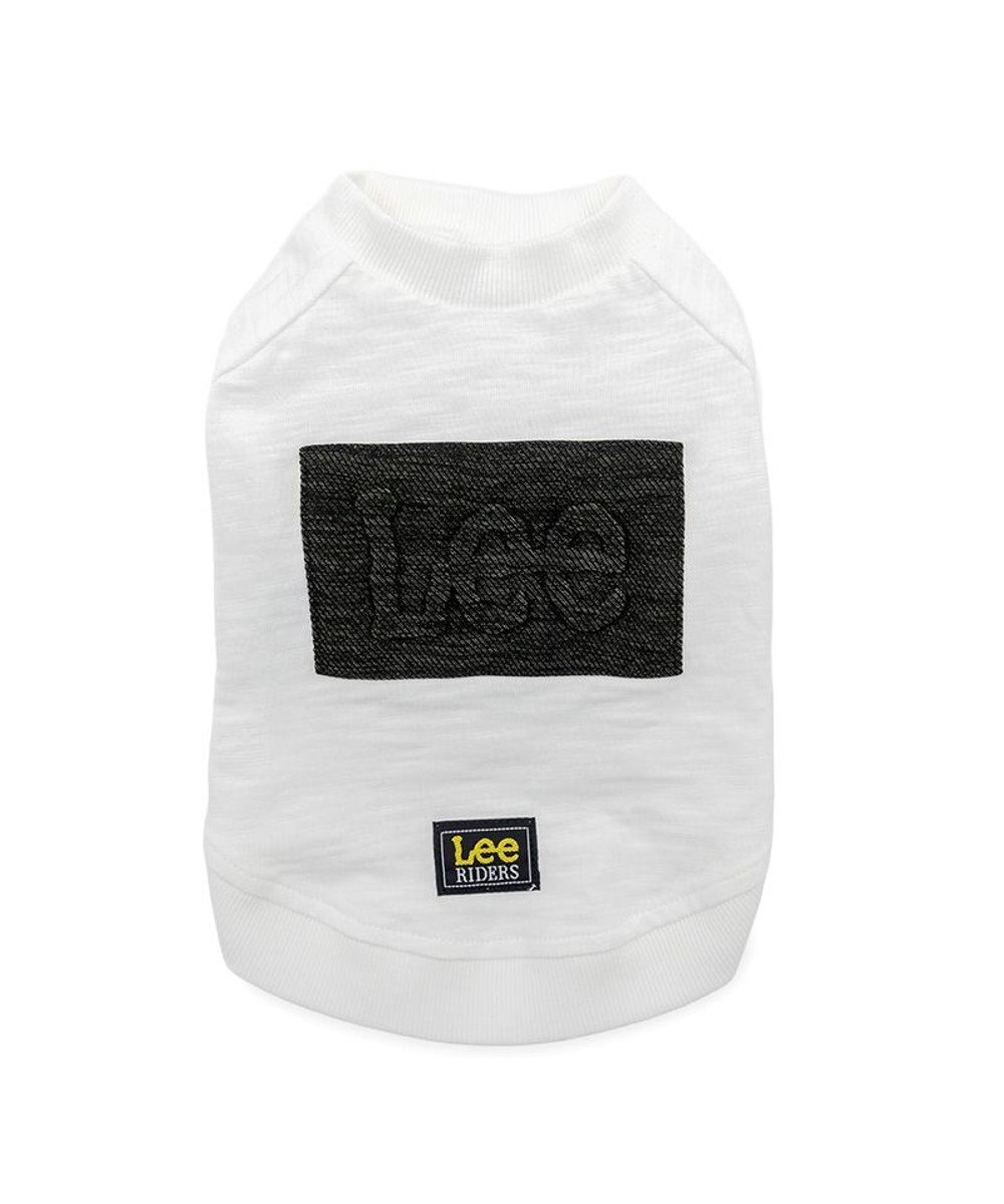 PET PARADISE Lee エンボス ロゴ Ｔシャツ 《ホワイト》 小型犬 