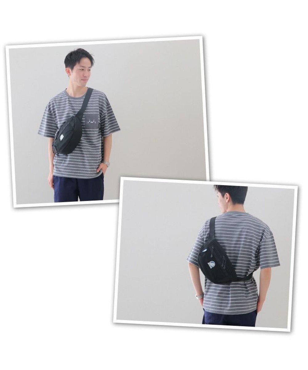 Mother garden しろたん ボディバッグ 黒色 ワンショルダー ウエストバッグ 