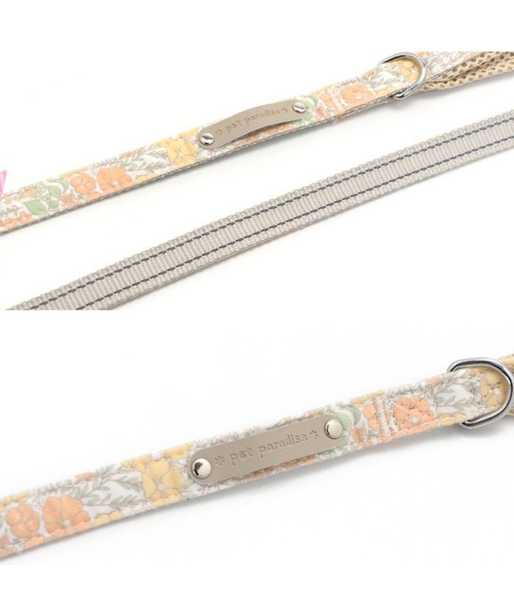 PET PARADISE 犬 リード 【４Ｓ~３Ｓ】 小花柄 マリン 