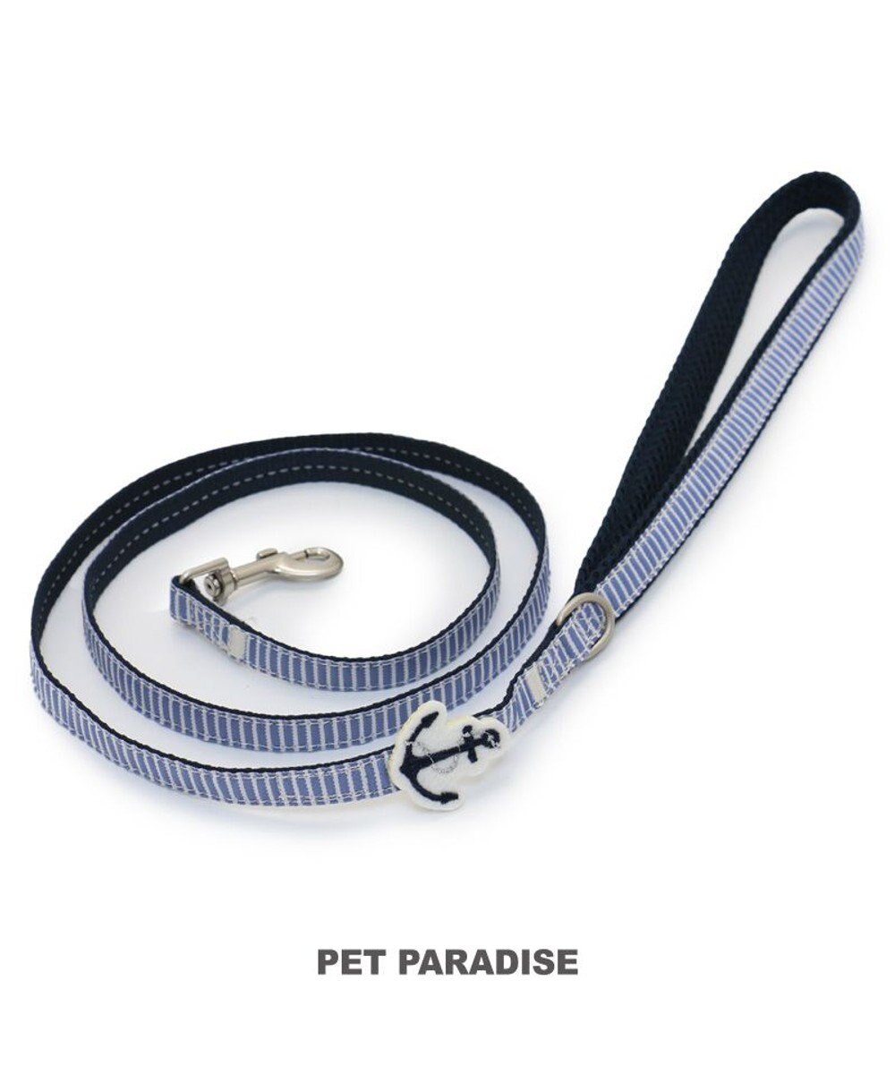 PET PARADISE 犬 リード 【４Ｓ~３Ｓ】 小花柄 マリン 