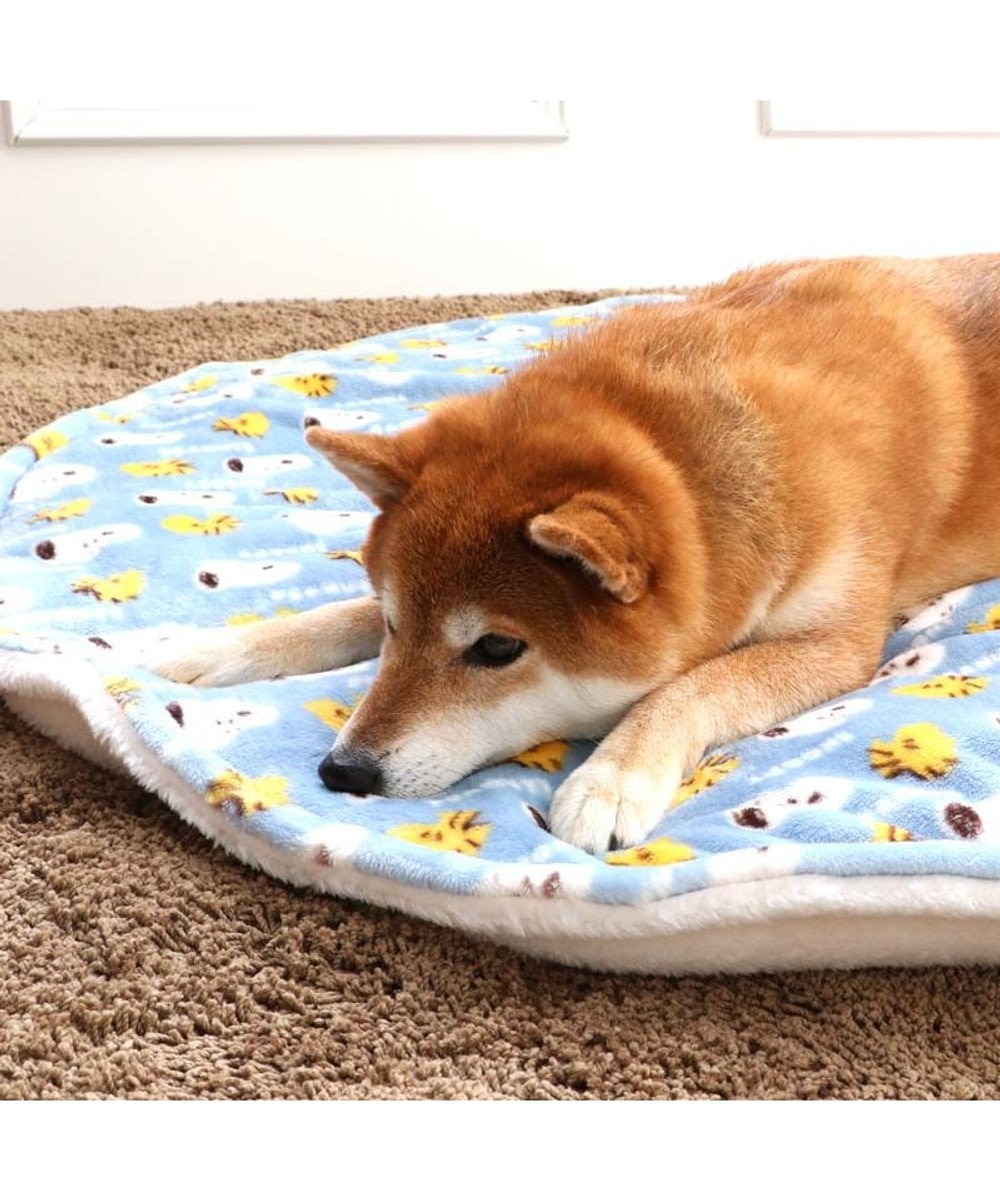 PET PARADISE スヌーピー 遠赤外線 丸マット 《コロン柄》 Ｍ 