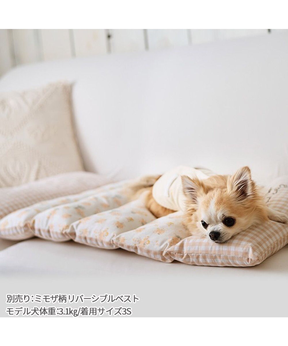 PET PARADISE ペットパラダイス ごろ寝マット 《ミモザ柄》 小型犬