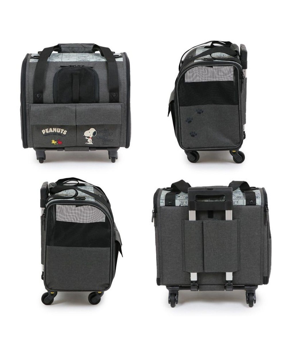 PET PARADISE スヌーピー キャスター付き折り畳みキャリー 小型犬 