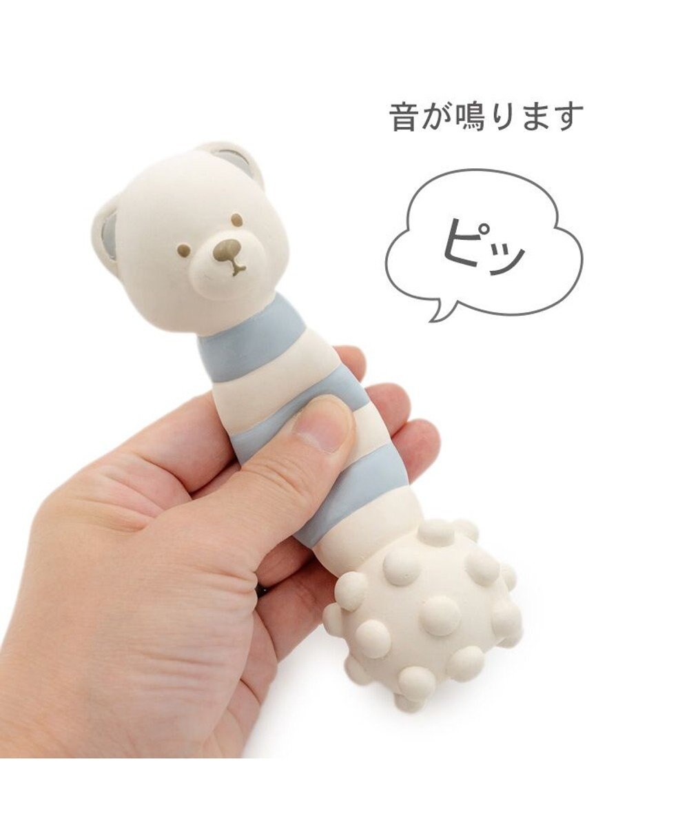 PET PARADISE ペットパラダイス くまちゃん ラテックス トイ 《ホワイト》