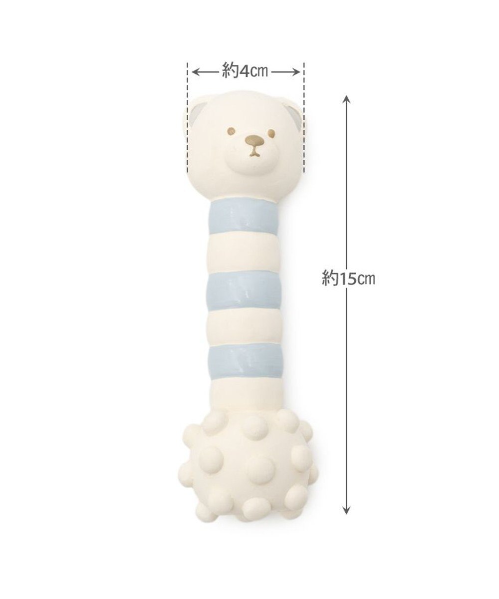 PET PARADISE ペットパラダイス くまちゃん ラテックス トイ 《ホワイト》 