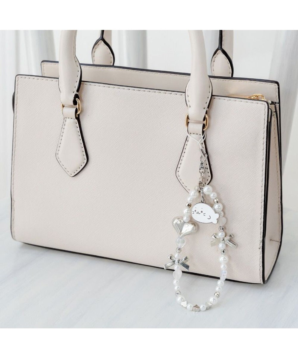 Mother garden しろたん ビーズストラップ 《シルバー》 単品 