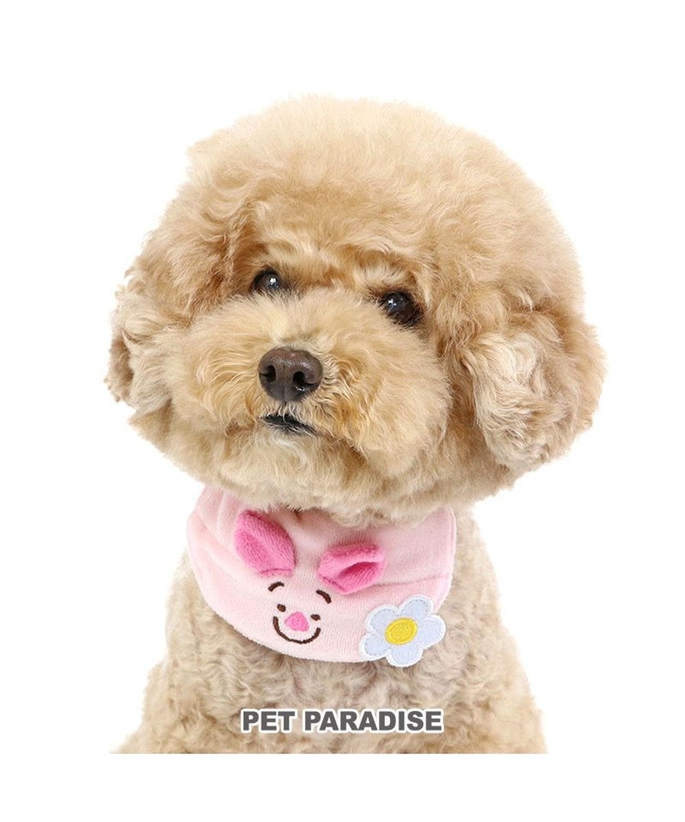 PET PARADISE ディズニー くまのプーさん 《ピグレット にこにこ》 首輪 ＳＳ  小型犬 ピンク