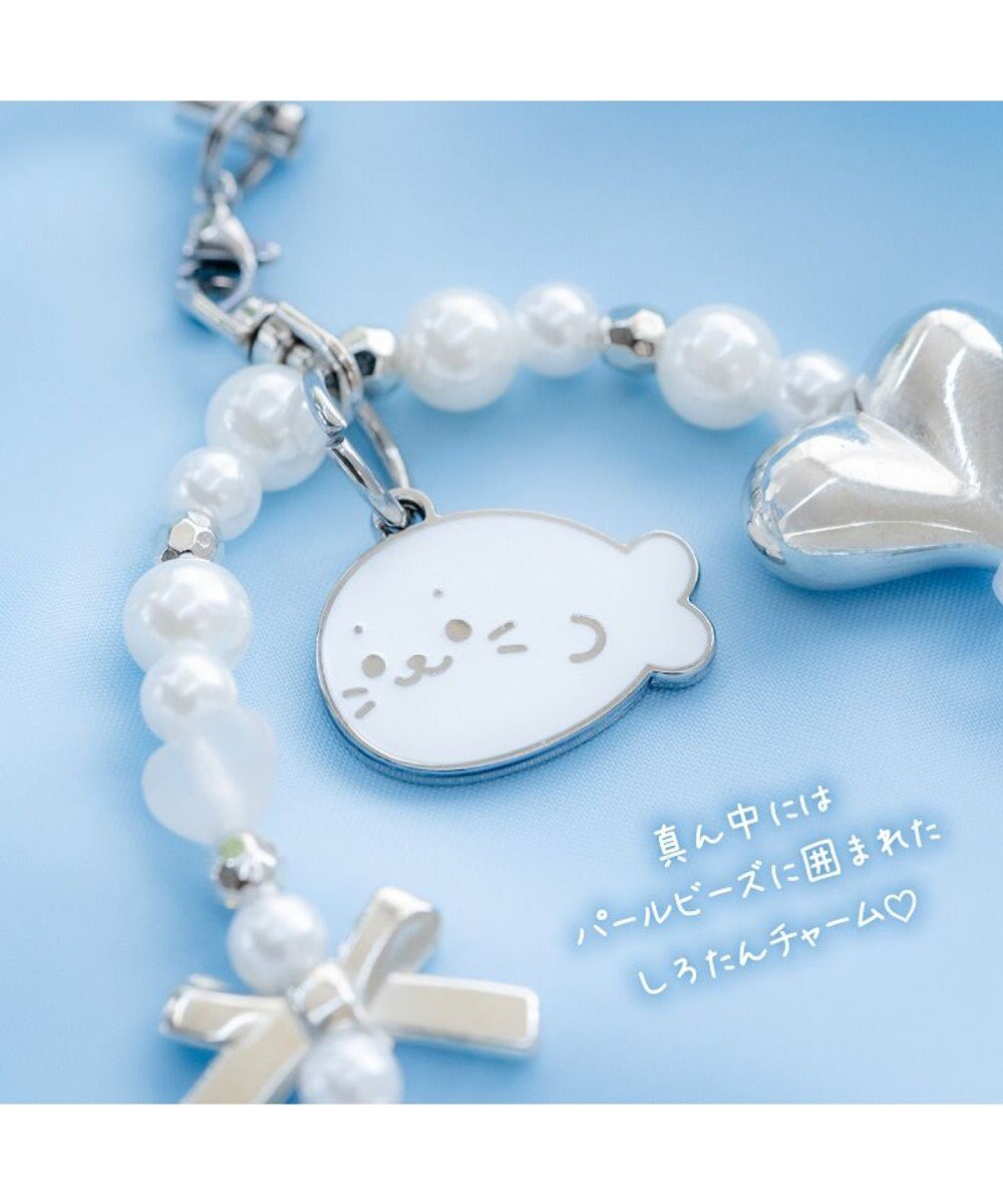 Mother garden しろたん ビーズストラップ 《シルバー》 単品 