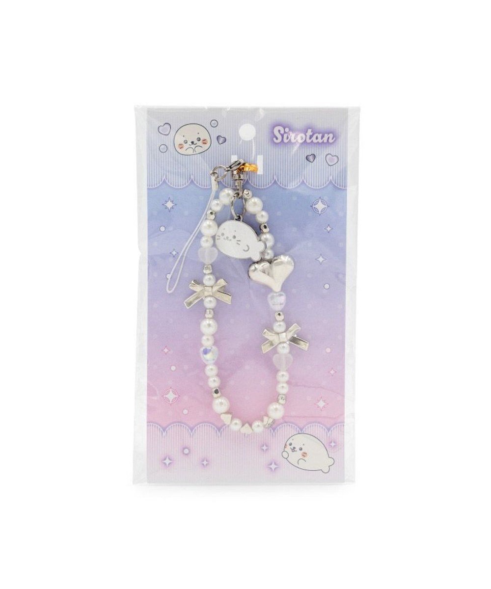 Mother garden しろたん ビーズストラップ 《シルバー》 単品 