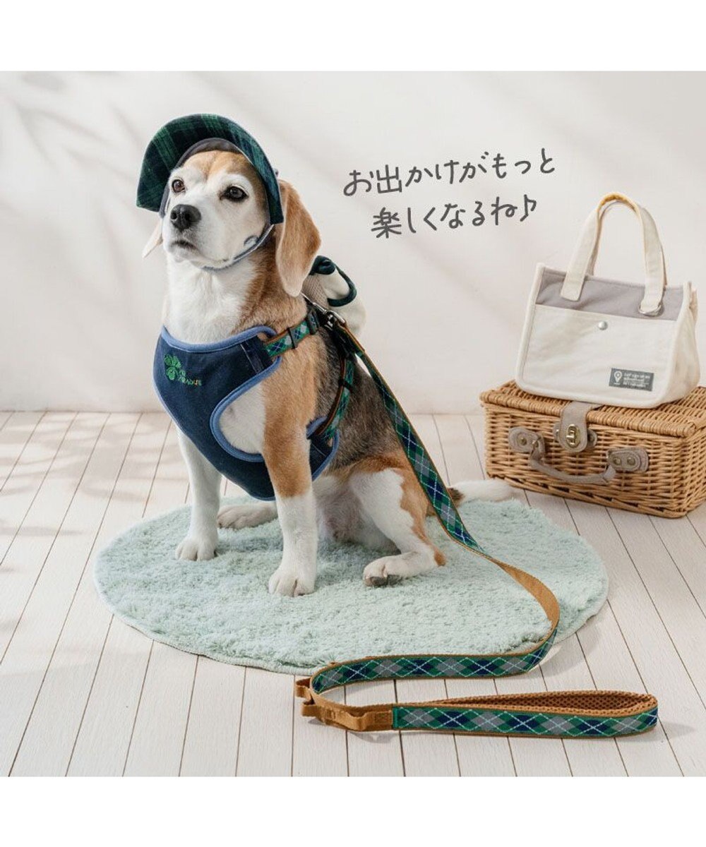 PET PARADISE ペットパラダイス リュックハーネス 《アーガイル柄》 Ｍ 