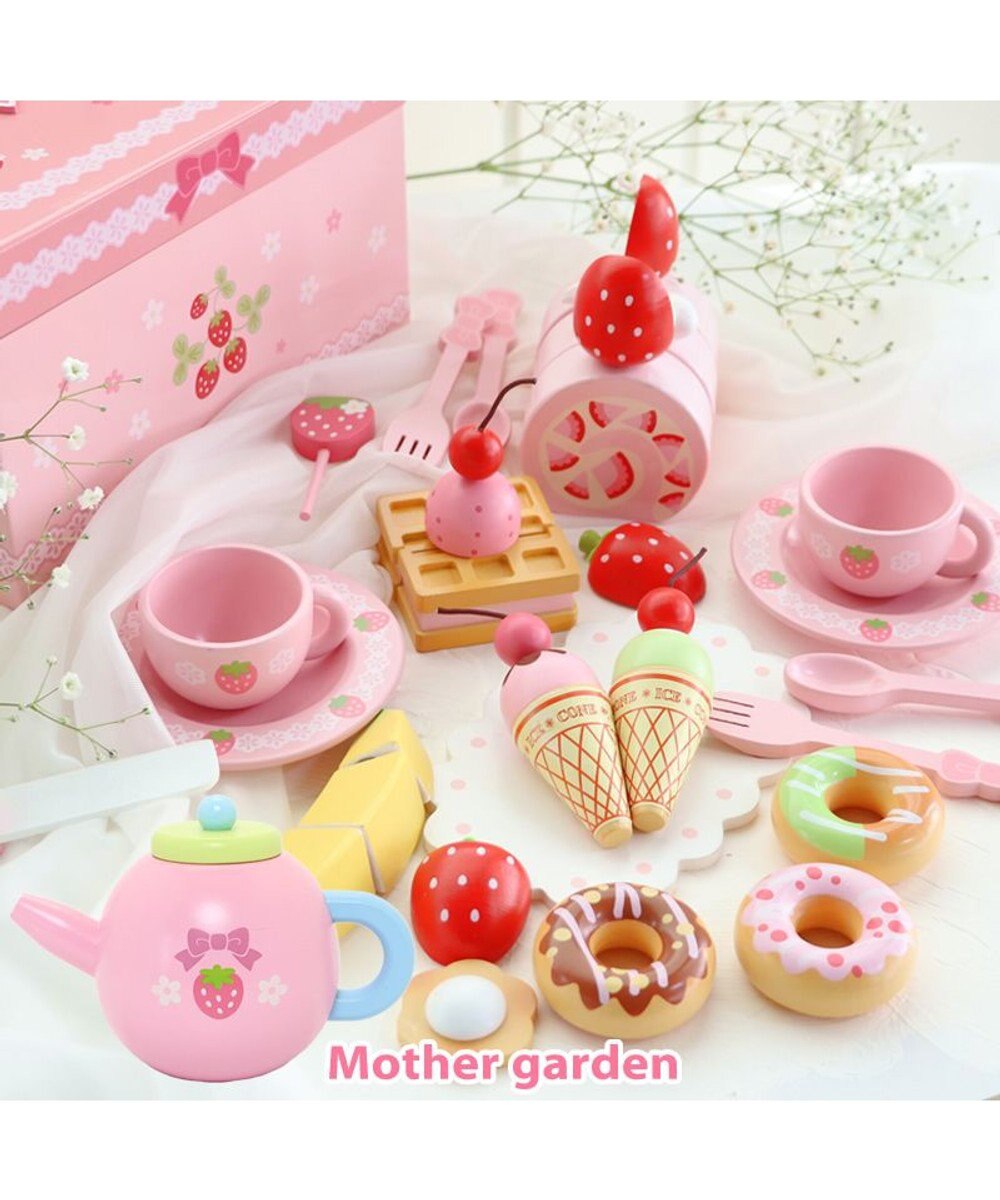 37万個突破 マザーガーデン 木製 おままごと 野いちご スウィートカフェリボン パステルティーポット付き 木箱入り 木のおもちゃ 収納 誕生日 プレゼント 玩具 3歳 お祝い Mother Garden 通販 雑貨とペット用品の通販サイト マザーガーデン ペットパラダイス