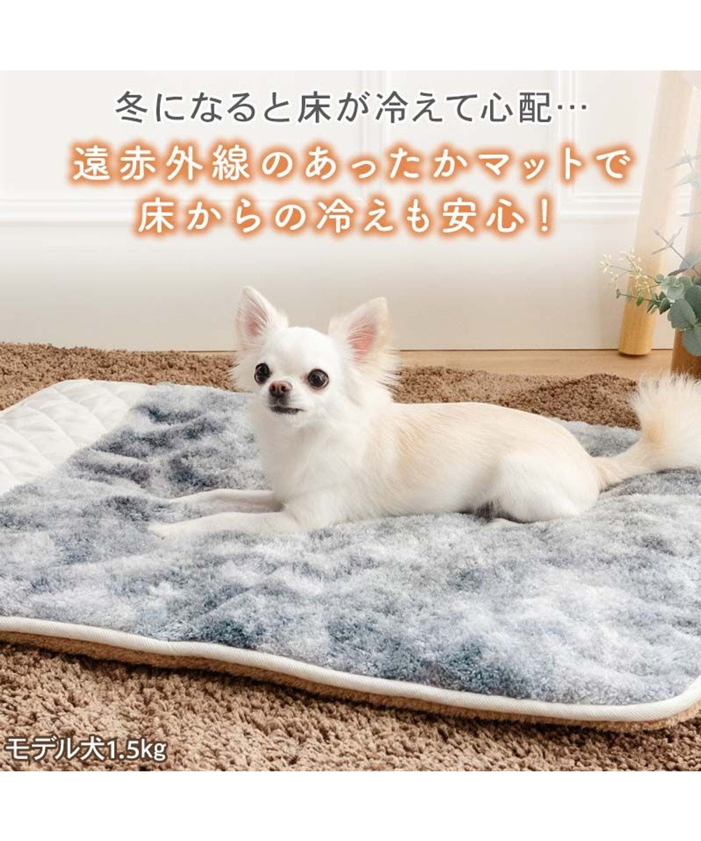PET PARADISE ペットパラダイス 遠赤外線 ボアマット 《グレー》 