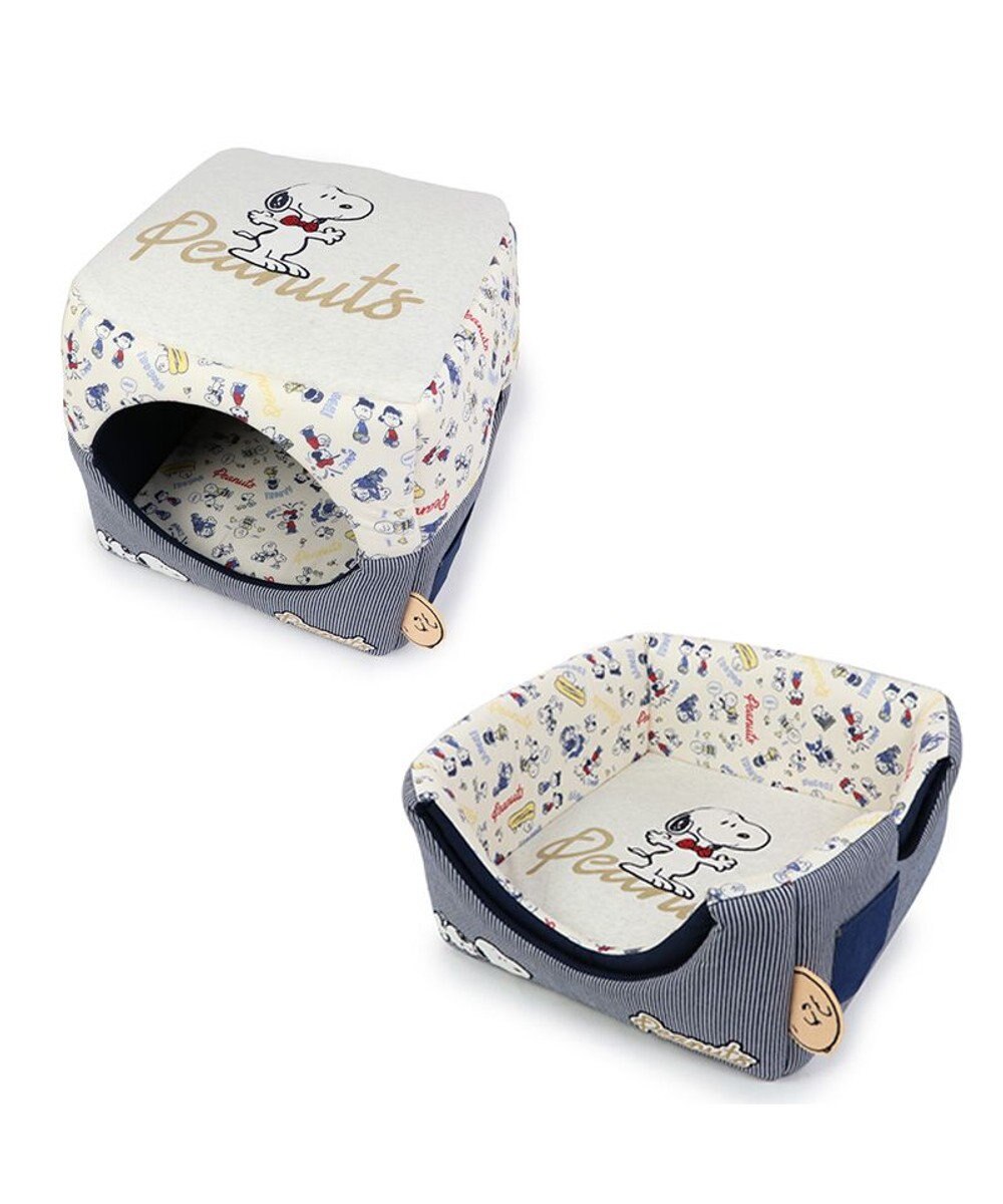 PET PARADISE スヌーピー 2wayヒッコリー ハウス (46×46cm)