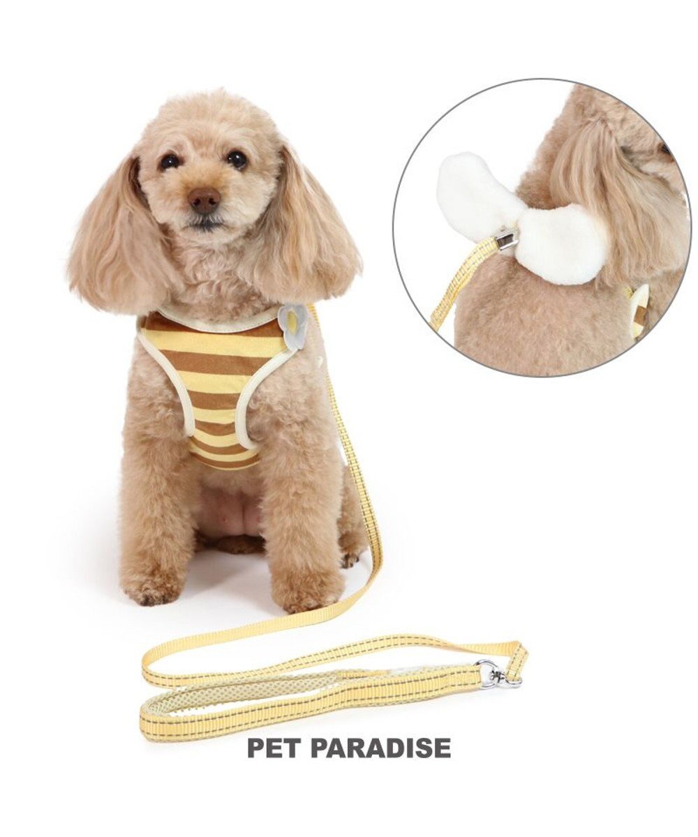 PET PARADISE ペットパラダイス 反射付き リード付き&ハーネス 《蜂》  4S 3S 超小型犬 小型犬 蜂