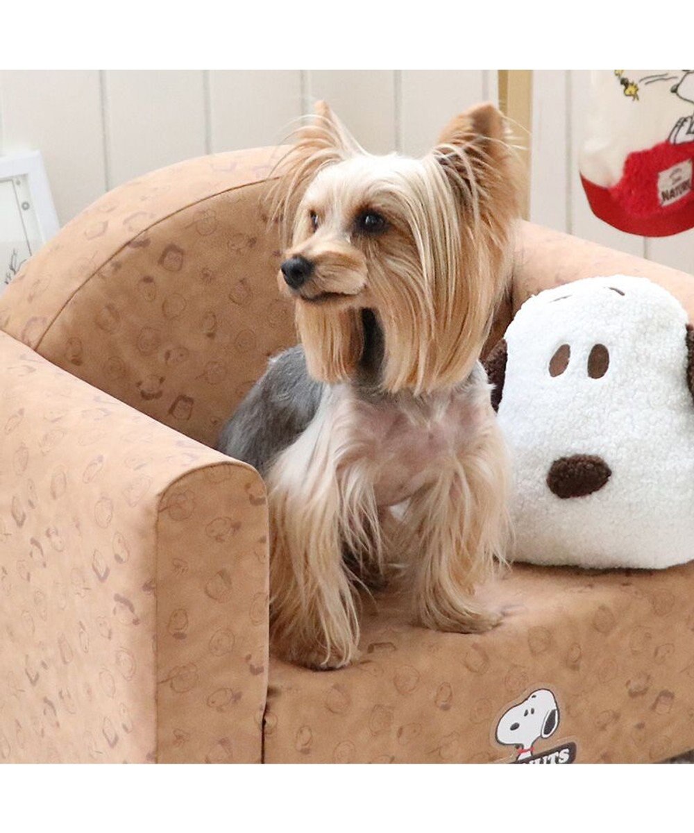 PET PARADISE スヌーピー ソファ 顔クッション付き 小型犬 