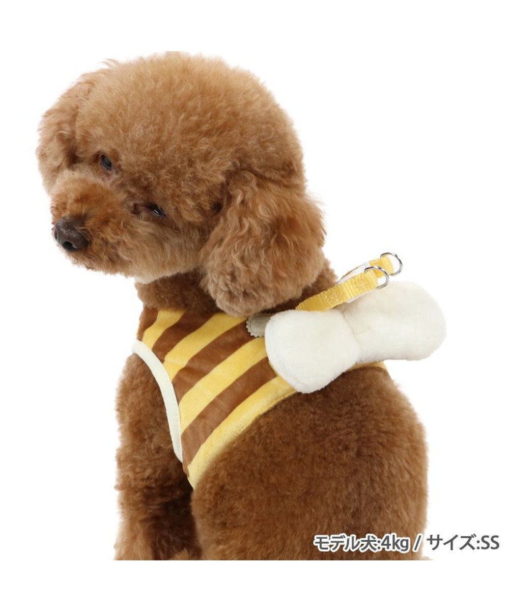 ペットパラダイス 反射付き リード&ハーネス 《蜂》 S 小型犬