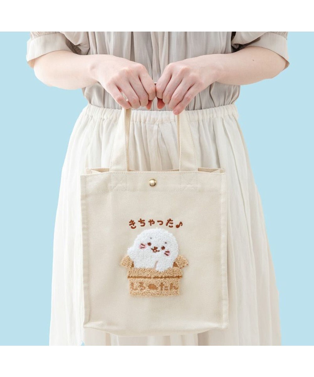 Mother garden しろたん ネット店限定 サガラ刺繍 トートバッグ 