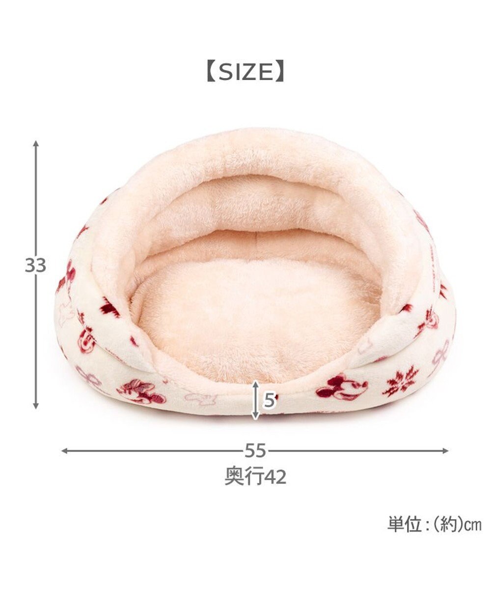 PET PARADISE ディズニー ミッキーマウス 遠赤外線 つぼ型 ボア カドラー 