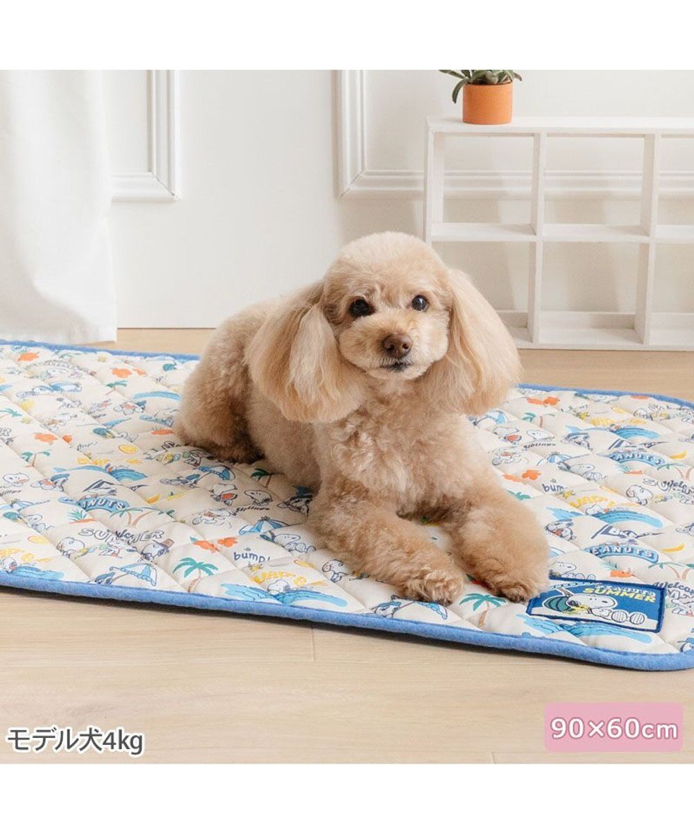 PET PARADISE スヌーピー クール マット 《サマーバケーション柄》 Ｍ 