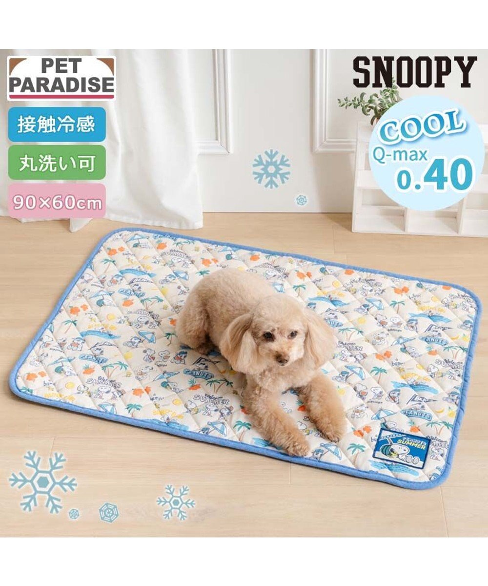 PET PARADISE スヌーピー クール マット 《サマーバケーション柄》 Ｍ 