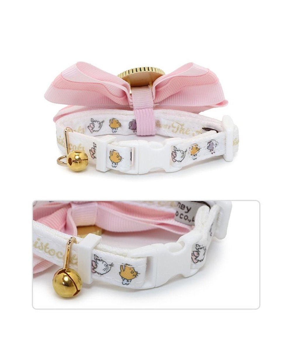 PET PARADISE ディズニー マリー 大リボン 猫首輪 S / M 