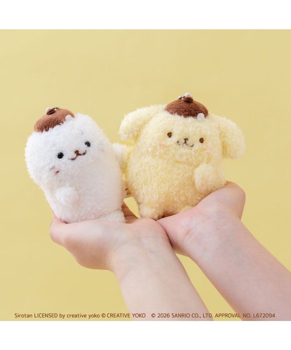 Mother garden しろたん×ポムポムプリン ペアキーホルダー 