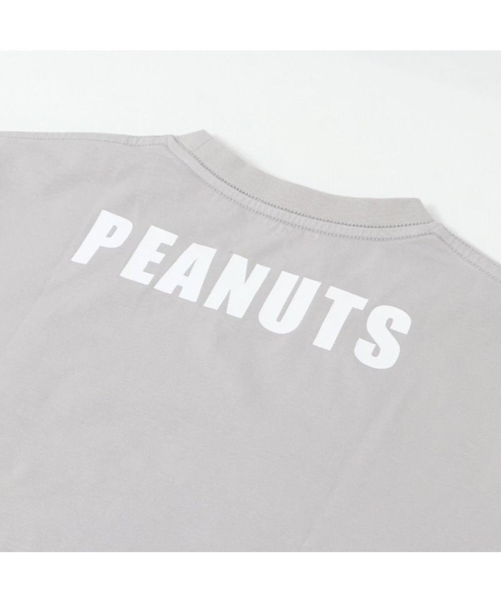 PET PARADISE おそろい ユニセックス ペットパラダイス 犬 服 スヌーピー お揃い Tシャツ オーナー用 ハッピー | おそろい 灰 グレー キャラクター 