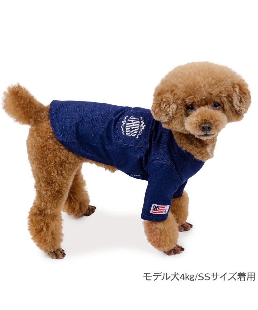 PET PARADISE J.PRESS デニム風 Tシャツ 小型犬
