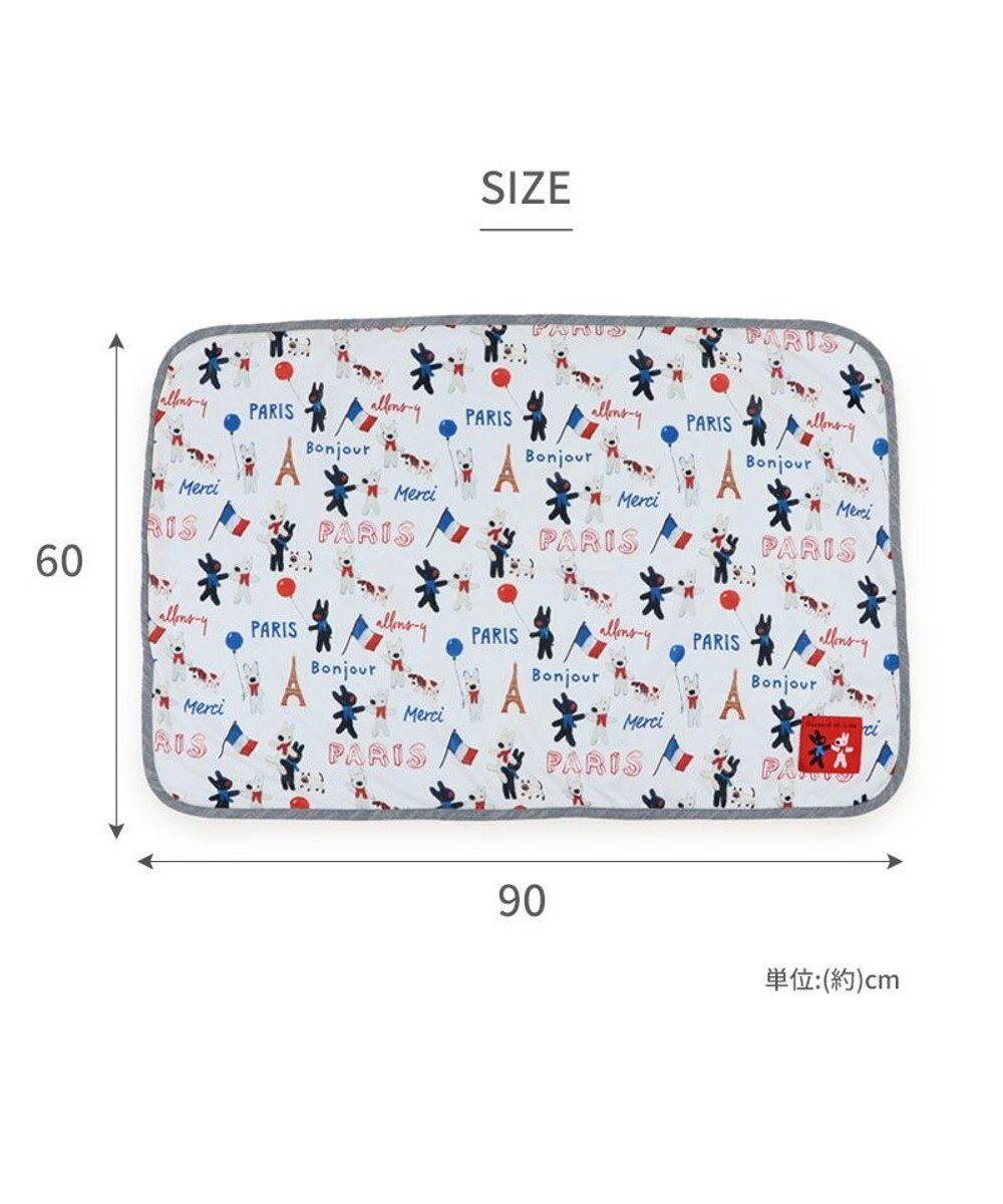 PET PARADISE リサとガスパール クール ブランケット 《パリ柄》 小型犬 