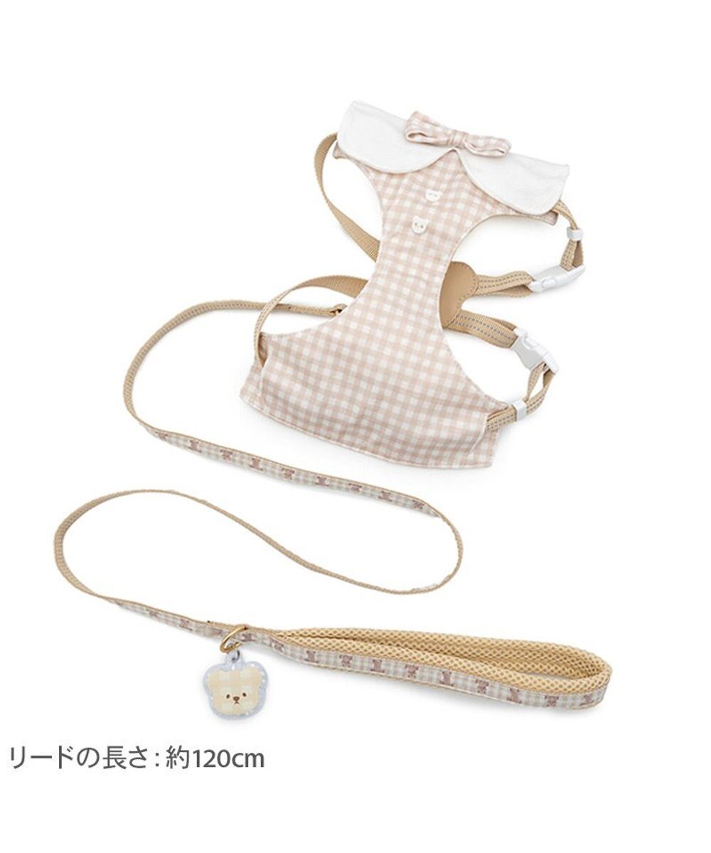 PET PARADISE ペットパラダイス くまちゃん 襟付き スリム ハーネス＆リード ＳＭ 中型犬 