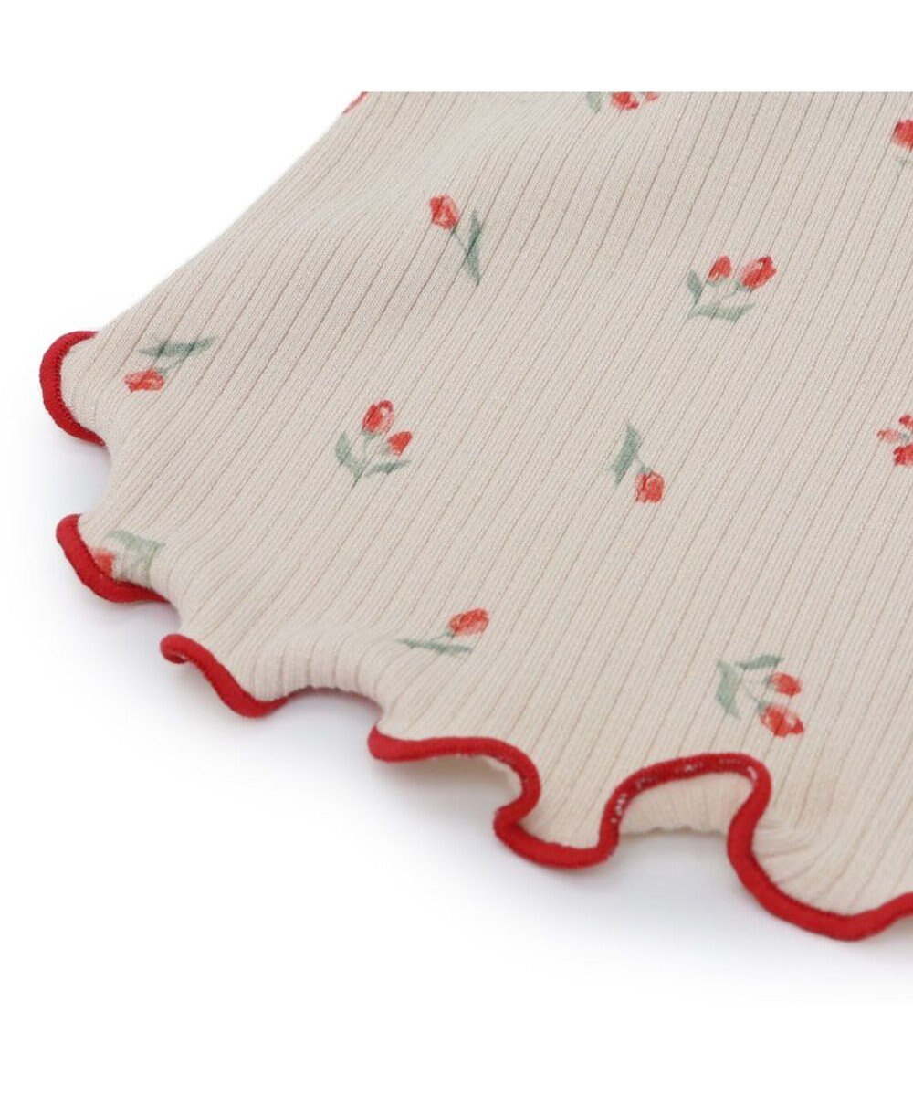 PET PARADISE ペットパラダイス お花のびのび リブ Tシャツ  小型犬 