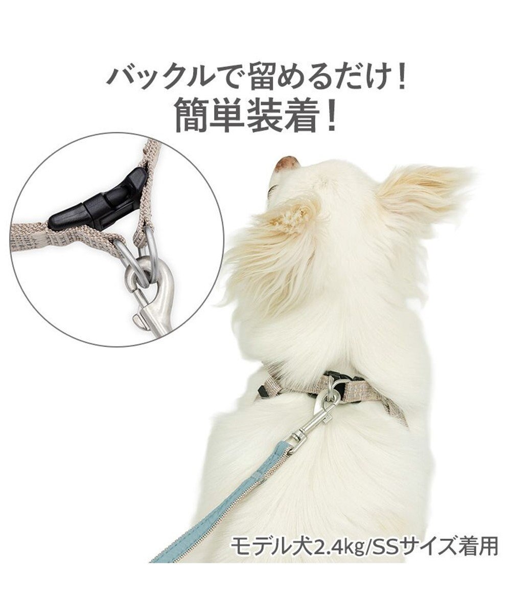 PET PARADISE ペットパラダイス 超反射 切り替え ハーネス＆リード Ｓ 《ブルーグリーン》 