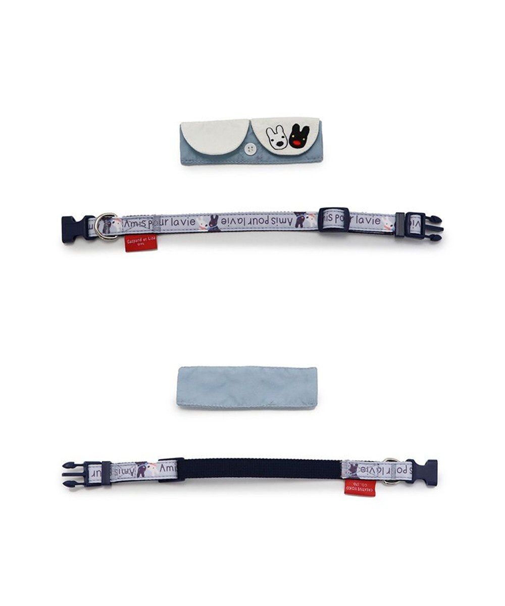 PET PARADISE リサとガスパール  襟付き首輪  《であい柄》ＳＳ 小型犬 