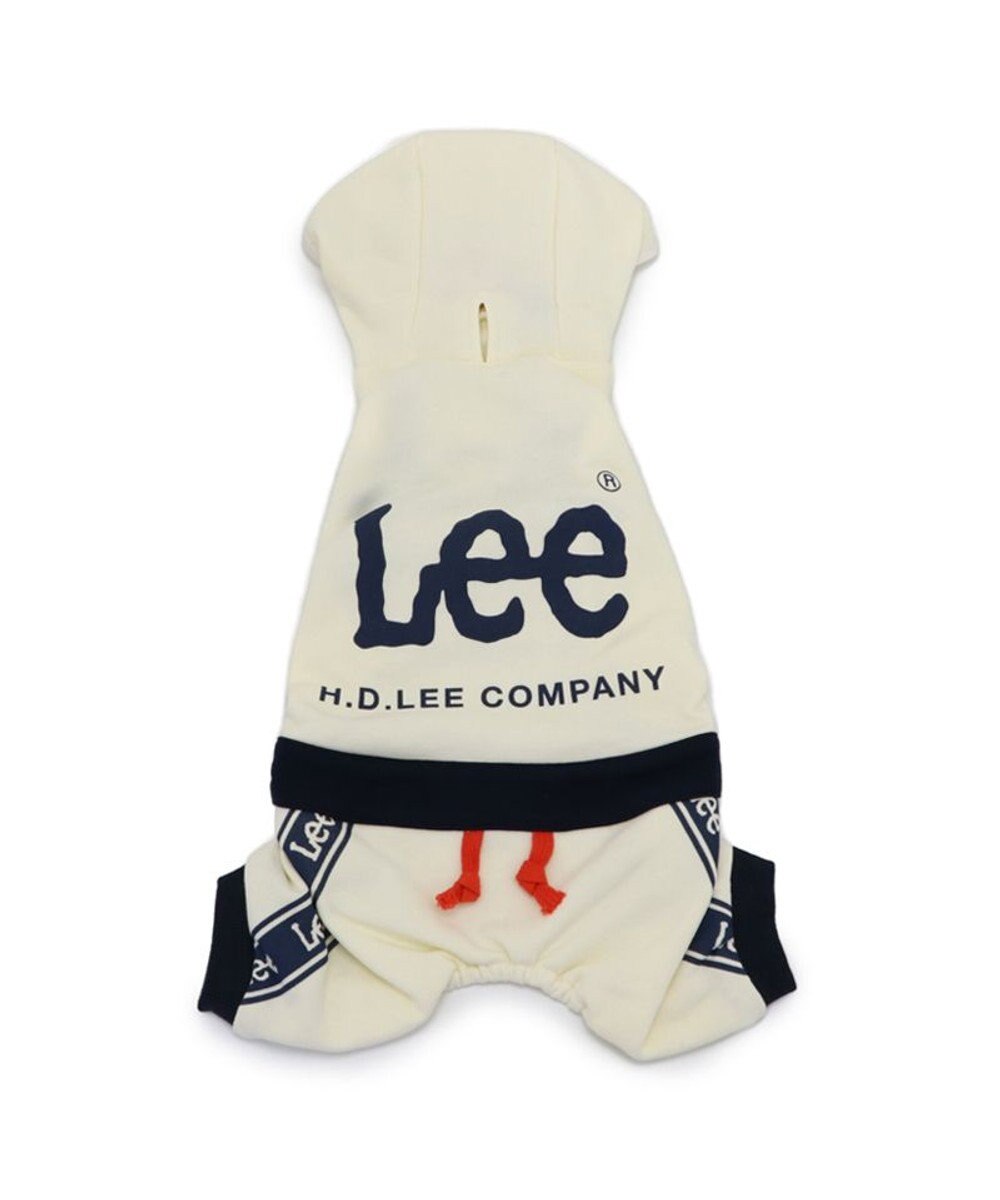 PET PARADISE Lee フード付き ロゴロンパース 小型犬