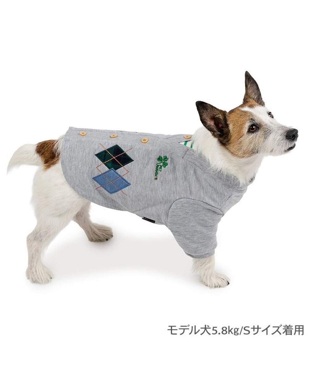 PET PARADISE ペットパラダイス カーディガン風 トレーナー 小型犬 