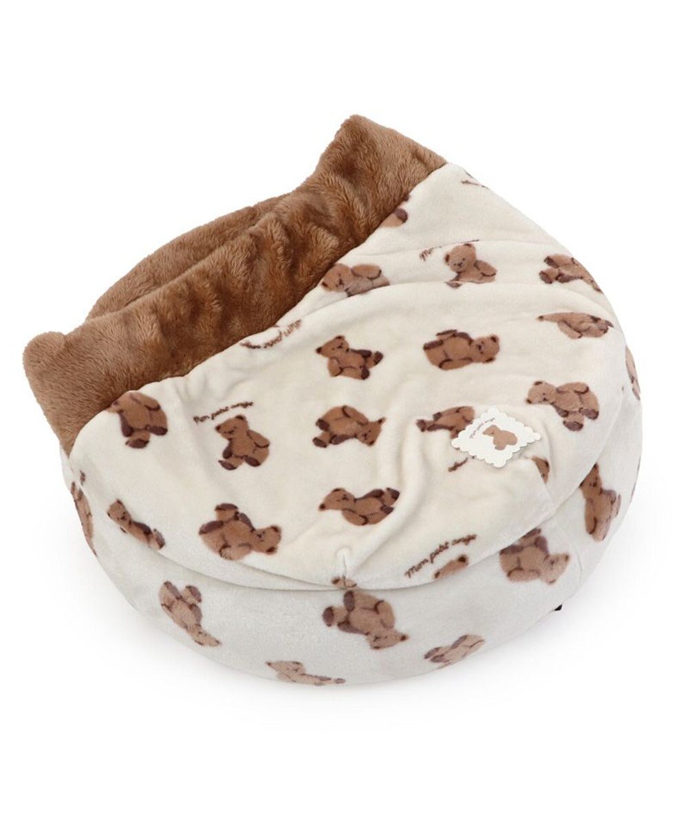 PET PARADISE ペットパラダイス くまちゃん 遠赤外線 寝袋 丸型 M ( 60cm) 