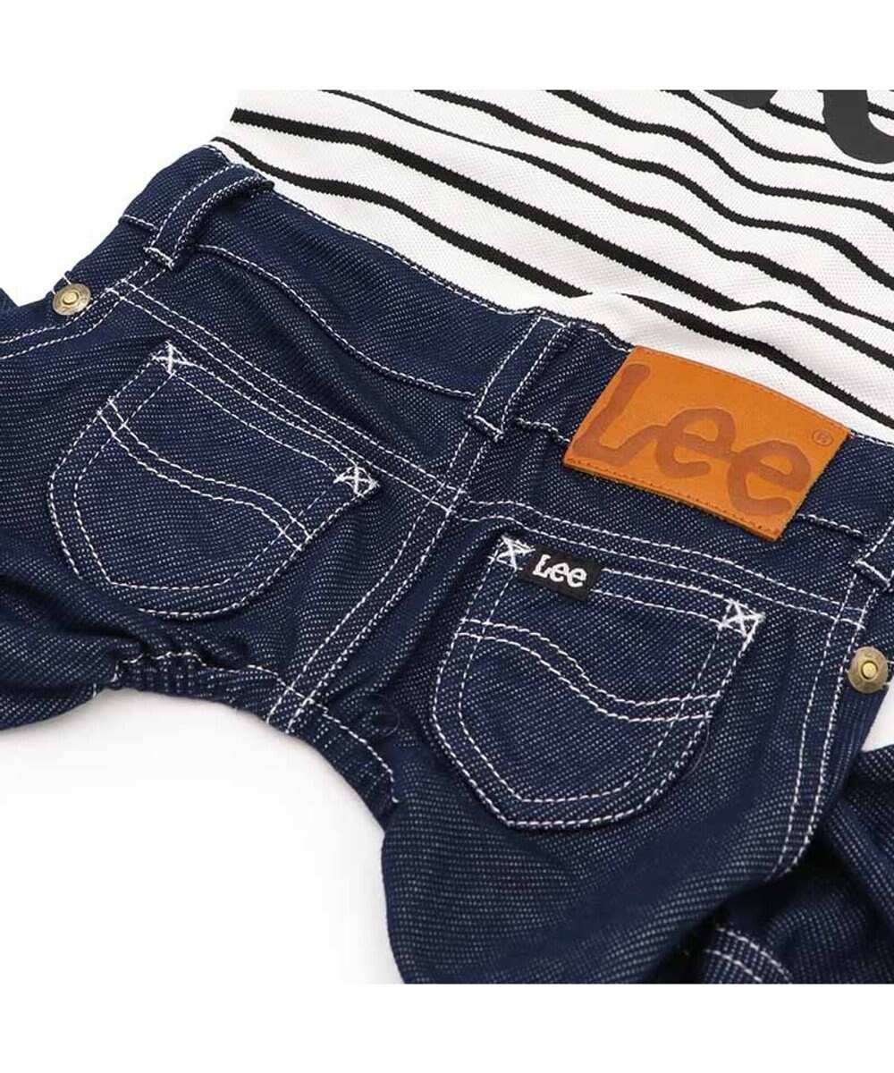 PET PARADISE Lee 鹿の子 ボーダー パンツつなぎ 小型犬 