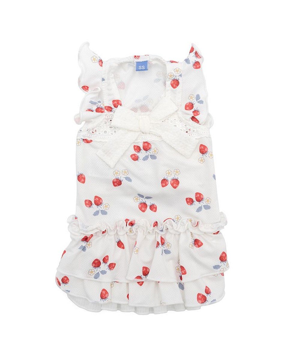 PET PARADISE ペットパラダイス  エコメイド ワンピース 《苺柄》 中型犬 大型犬 