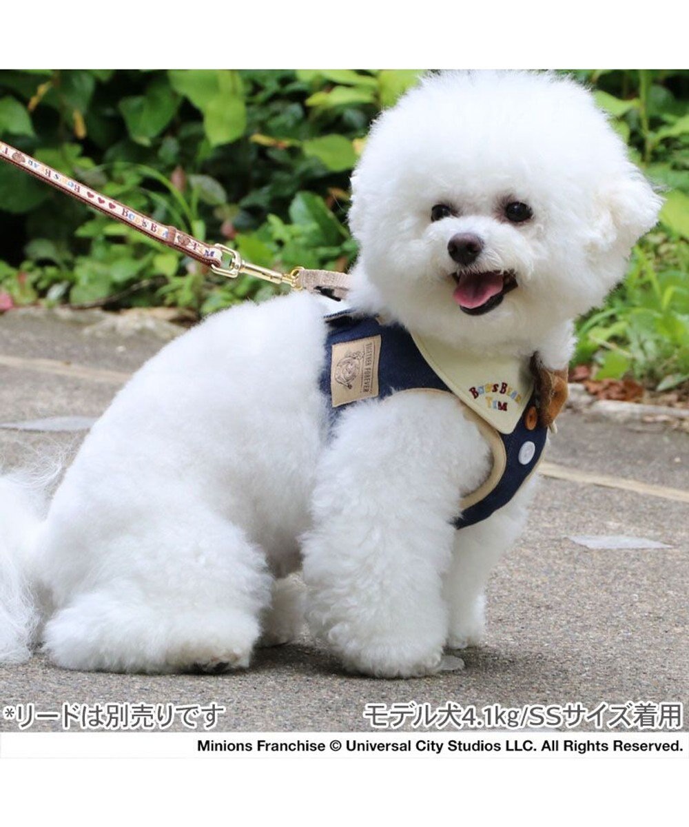 PET PARADISE ミニオン ティム ベストハーネス デニム ３Ｓ 小型犬 