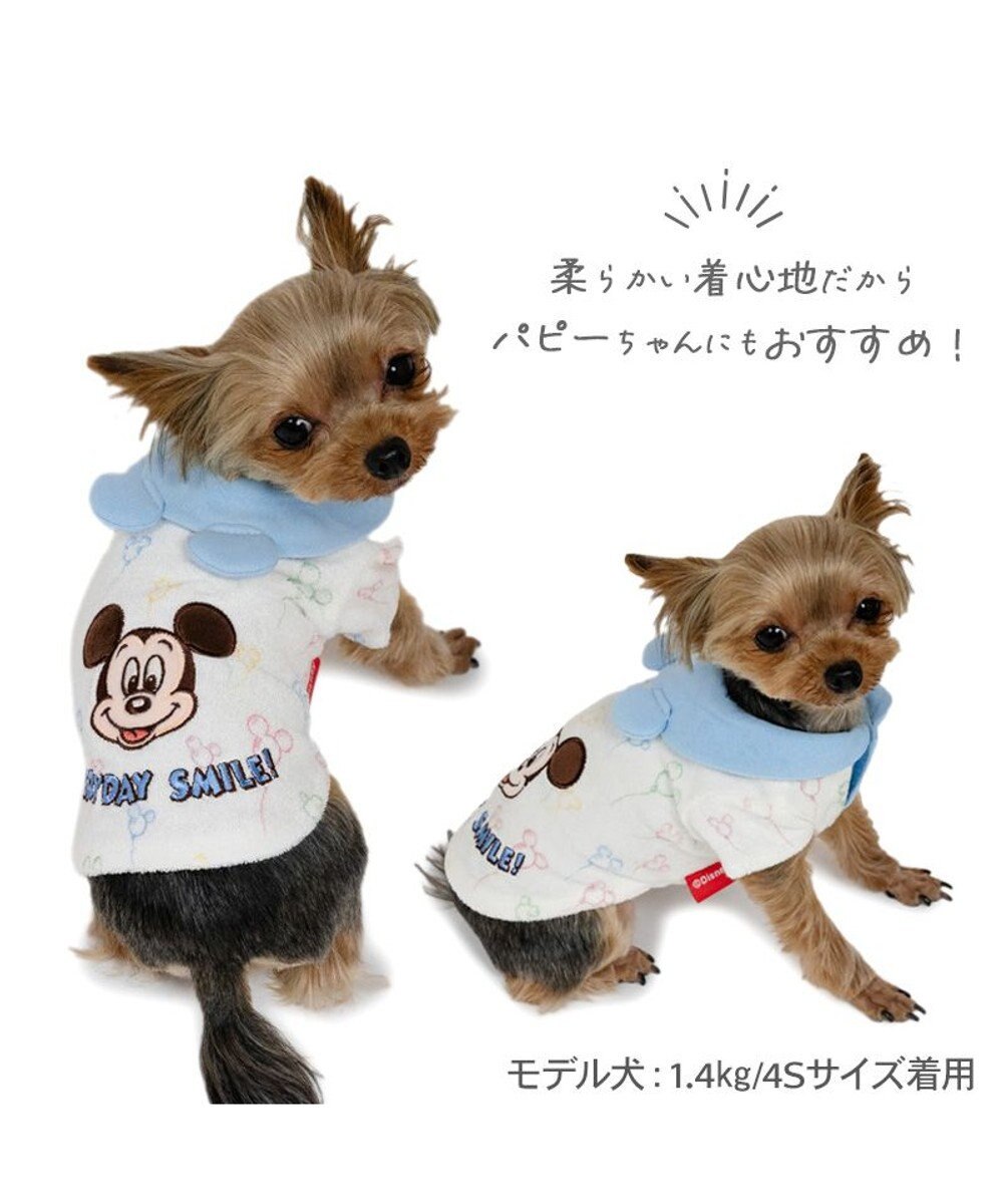 PET PARADISE ディズニー ミッキーマウス サーモキープ Tシャツ 《風船柄》 小型犬 