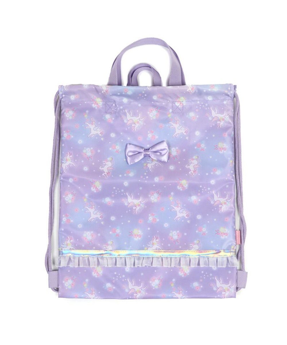Mother garden マザーガーデン ユニコーン お着替え巾着リュック 《フラワー柄》 