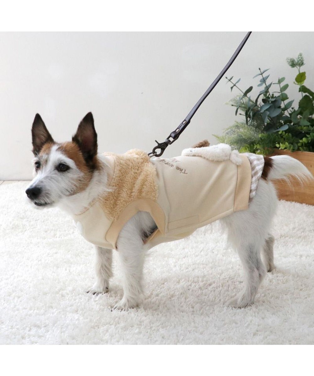 ☆専用☆〖美品〗テレサカンビ スヌード 犬 ネックウォーマー ベージュ 完売 リアルスタイル REAL STYLE ペット用品 スヌード 犬 猫 耳カバー