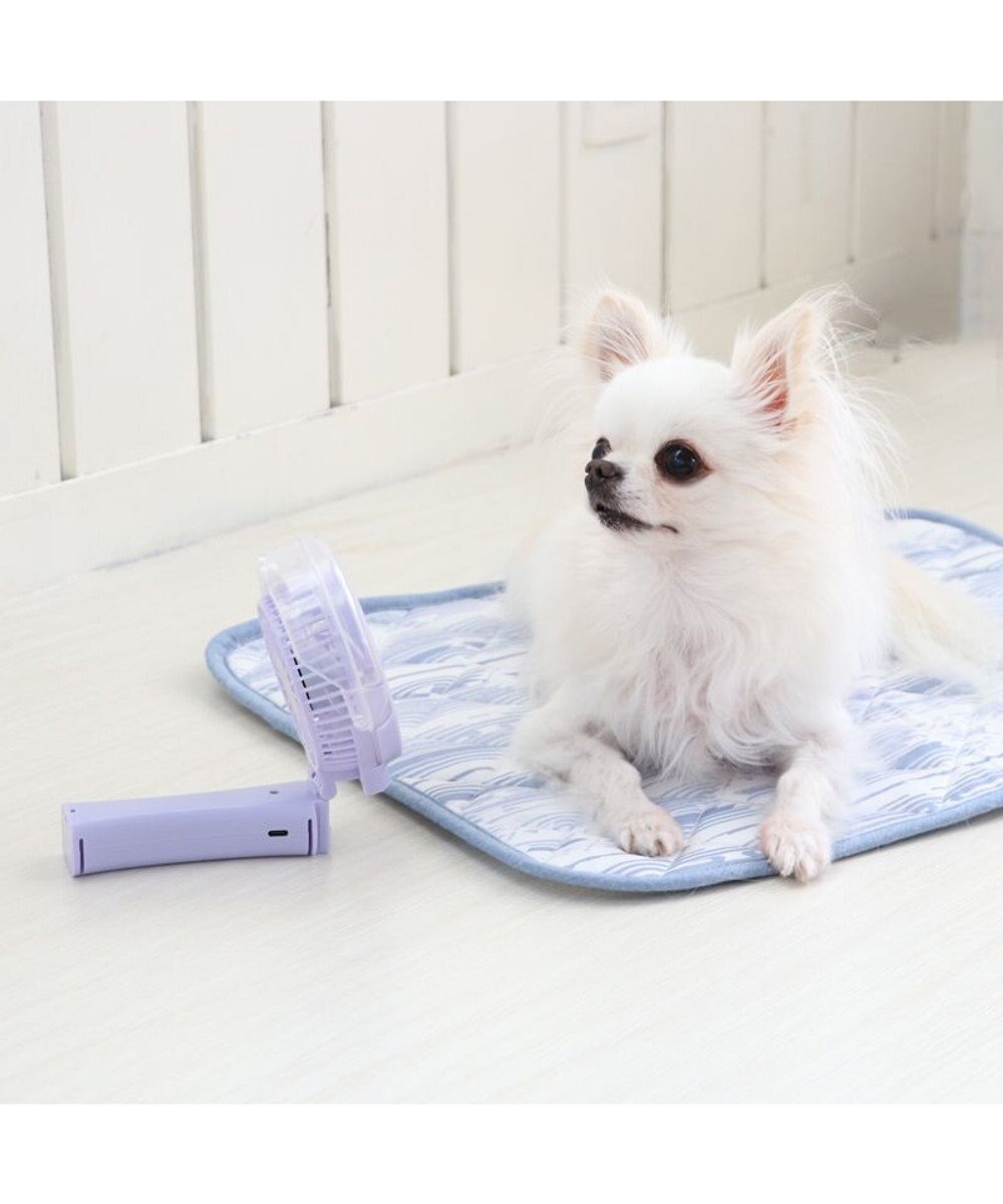 PET PARADISE 〔2023年モデル〕 ミニ 扇風機 ミスト ハンディファン 《ラベンダー》 