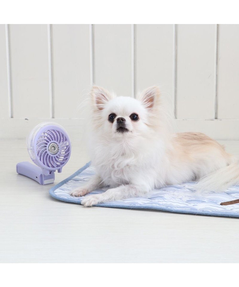 PET PARADISE 〔2023年モデル〕 ミニ 扇風機 ミスト ハンディファン 《ラベンダー》 