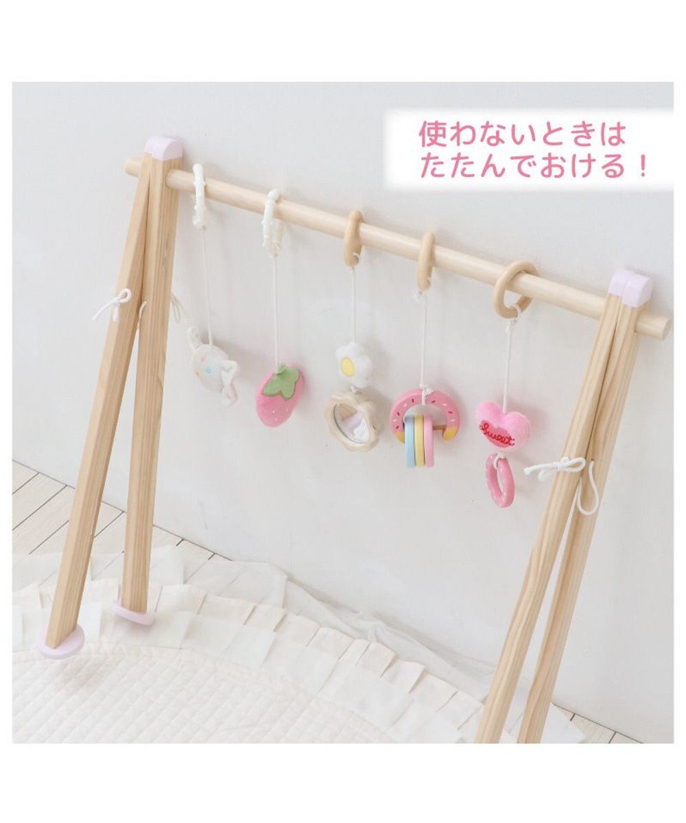 Mother garden マザーガーデン いちごの木製ベビージム 2ケ月～ 
