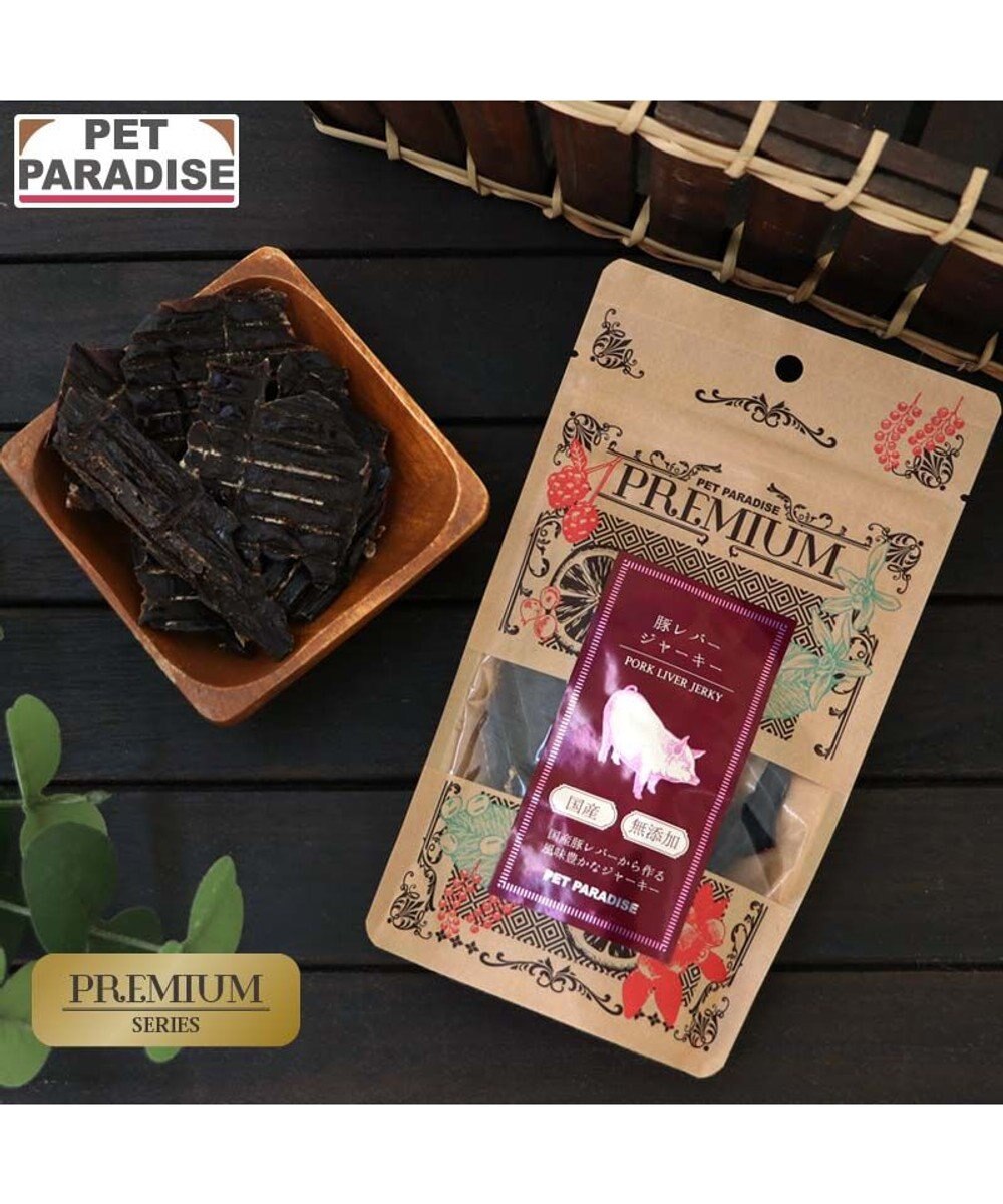 PET PARADISE プレミアム 国産 豚レバージャーキー 40g 0
